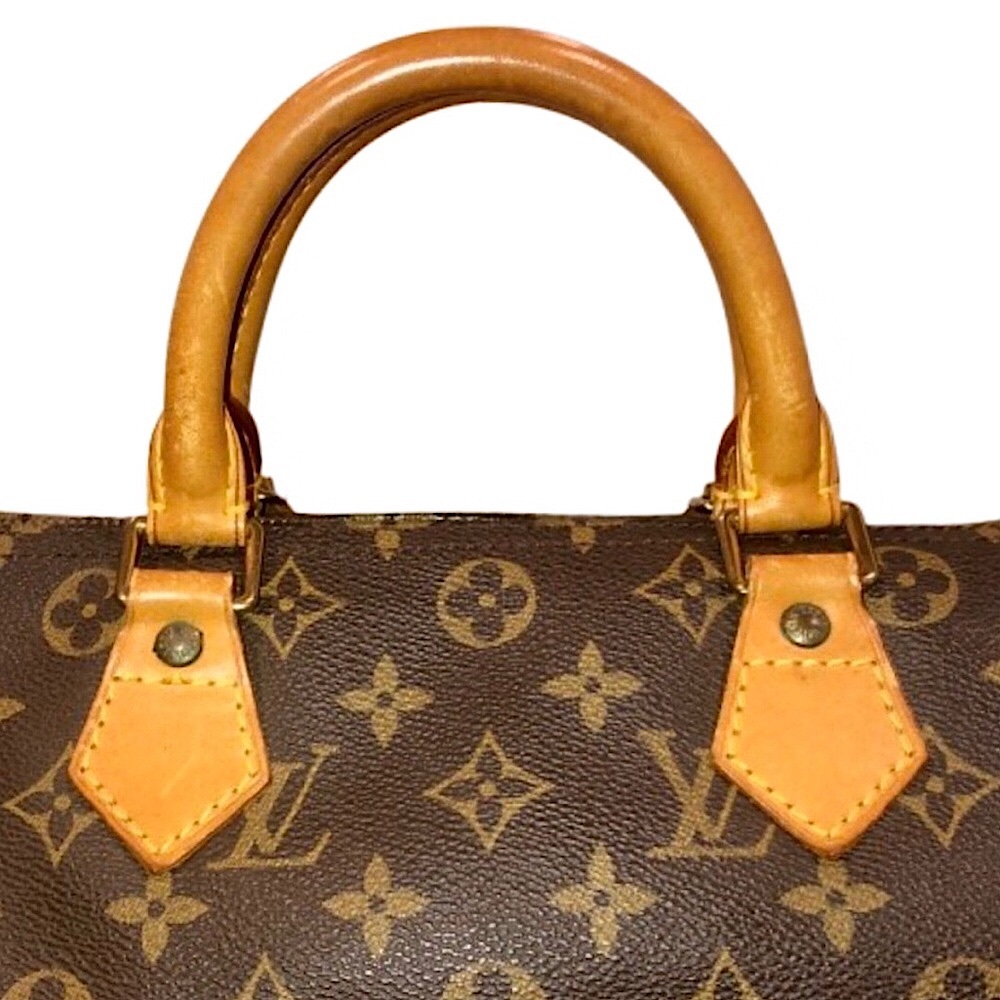 Vintage LOUIS VUITTON Speedy 30 Top Handle Monogram Travel Boston Tote Bag - Picture 4 of 17